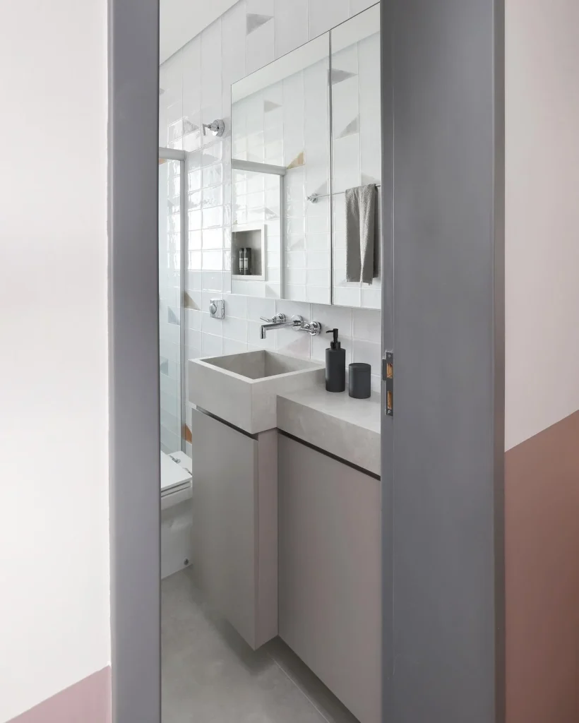 4. Like this beautiful granite bathroom sink